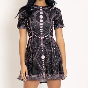 Moon Phases Pink Evil Tee Dress - Limited NWT